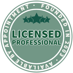 Licensed, bonded and insured contractor badge